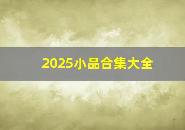 2025小品合集大全